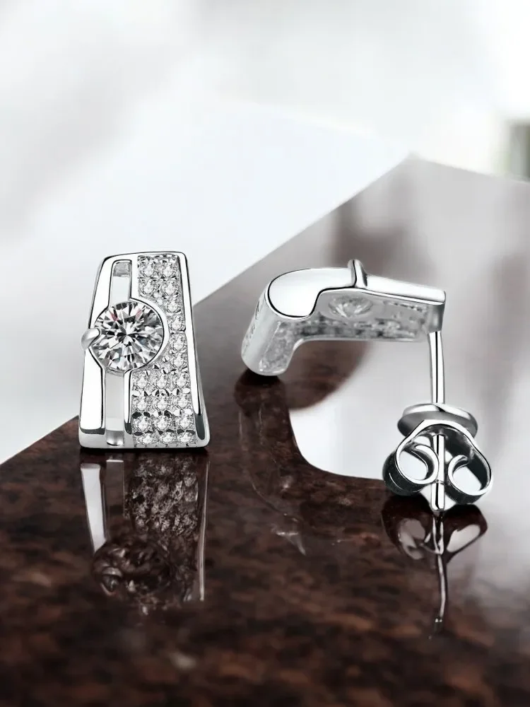 Серьги из серебра 925 пробы, сертифицированные GRA, муассанит для легких, роскошные модные украшения, женские обручи, праздничные подарки
Серьги из серебра 925 пробы, сертифицированные GRA, муассанит для легких, роскошные модные украшения, женские обручи, праздничные подарки