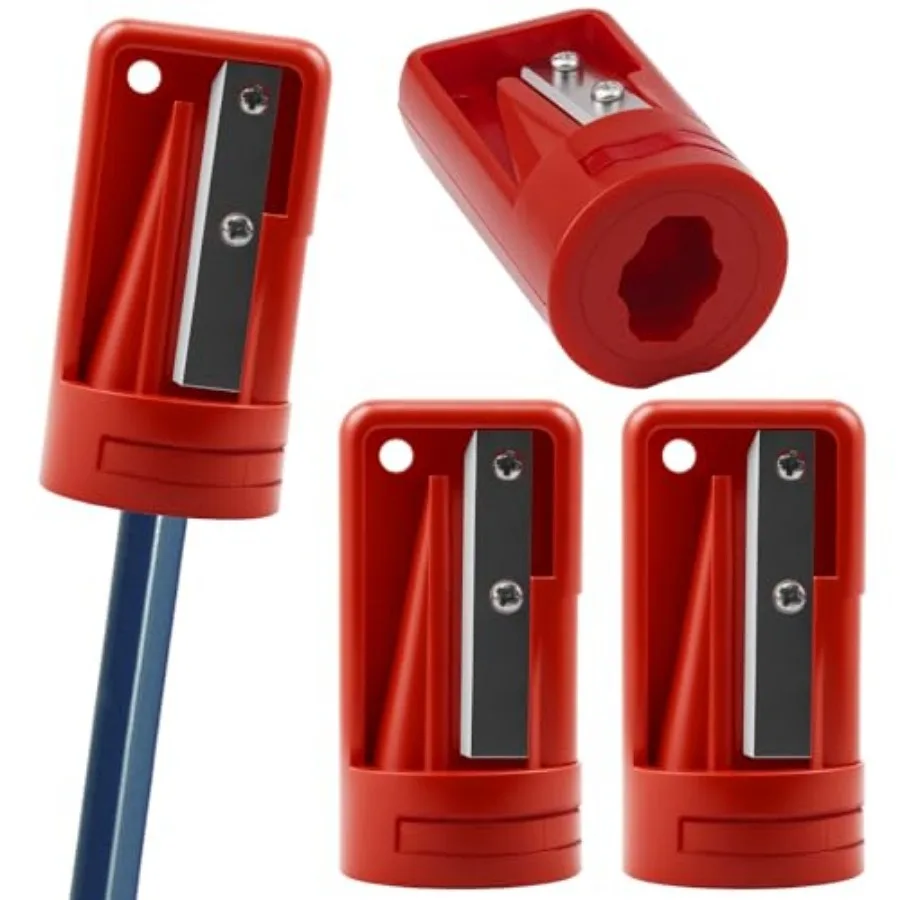 Carpenter Pencil Sharpener 4 Pack Manual Portable Woodworking Pencil Sharpeners Cutter Shaver Narrow Sharpening Tool for Woodwo
Carpenter Pencil Sharpener 4 Pack Manual Portable Woodworking Pencil Sharpeners Cutter Shaver Narrow Sharpening Tool for Woodwo