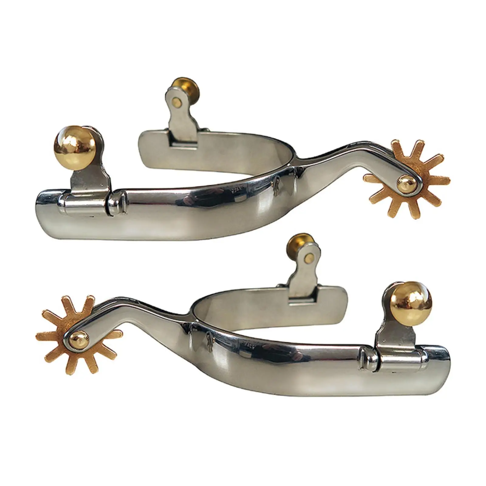 2Pcs Horse Spurs Anti Rust Western Style Spur Stainless Steel Carved Hand-carved Western Cowboy Spurs for Competition Equipments
2Pcs Horse Spurs Anti Rust Western Style Spur Stainless Steel Carved Hand-carved Western Cowboy Spurs for Competition Equipments