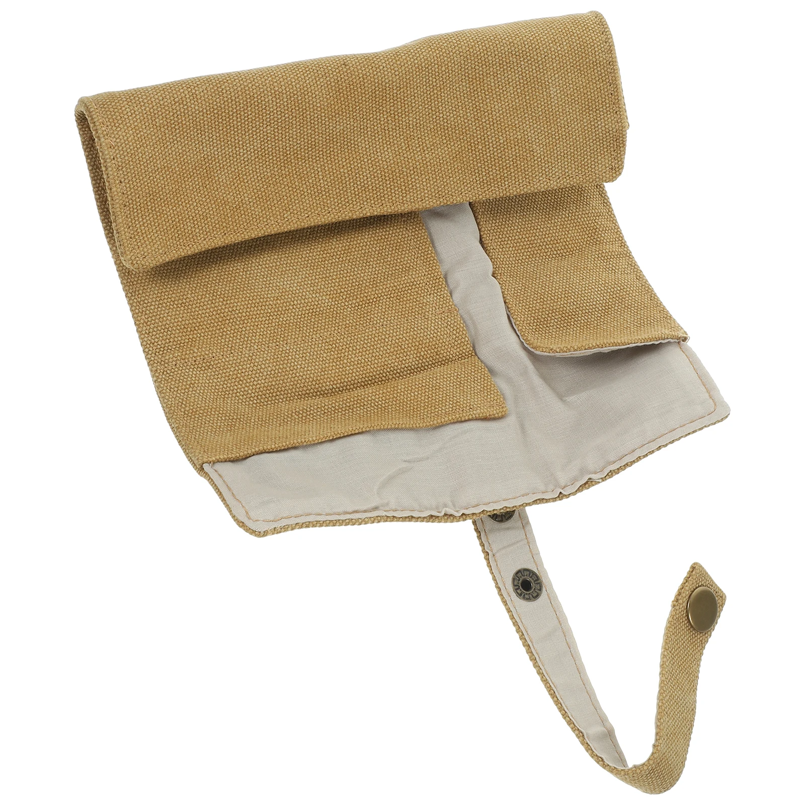 Canvas Roll Non-fading Easy Watch Storage Organizer to Wash Portable Khaki Color Travel Watch Accessories Organizer Bag
Canvas Roll Non-fading Easy Watch Storage Organizer to Wash Portable Khaki Color Travel Watch Accessories Organizer Bag