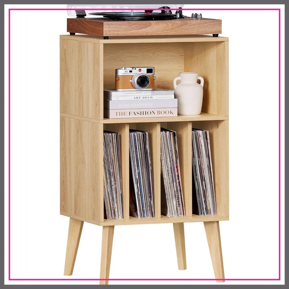 Mid-Century Turntable Stand Holds up to 160 Albums, Vinyl Storage Cabinet with Solid Wood Legs for Bedroom Living Room
Mid-Century Turntable Stand Holds up to 160 Albums, Vinyl Storage Cabinet with Solid Wood Legs for Bedroom Living Room