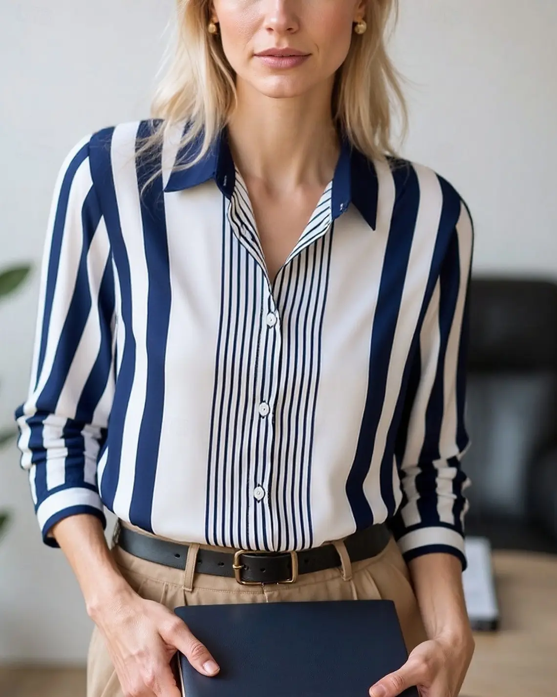 Women's Blouse Tops Color Block Striped Elegant Daily Stylish Long Sleeve Shirt Collar Regular Tops Work Daily Buttons Print
Women's Blouse Tops Color Block Striped Elegant Daily Stylish Long Sleeve Shirt Collar Regular Tops Work Daily Buttons Print