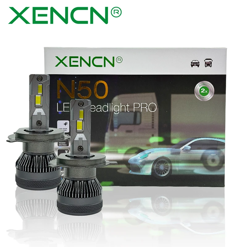 XENCN N50 H4 LED HEADLIGHT PRO LAMP 6500K 55W 5500LM SMALL SIZE EASY INSTALL 8-CORE BEAD 5MU CHIP ENHANCED PERFORMANCE OEM LAMP
XENCN N50 H4 LED HEADLIGHT PRO LAMP 6500K 55W 5500LM SMALL SIZE EASY INSTALL 8-CORE BEAD 5MU CHIP ENHANCED PERFORMANCE OEM LAMP