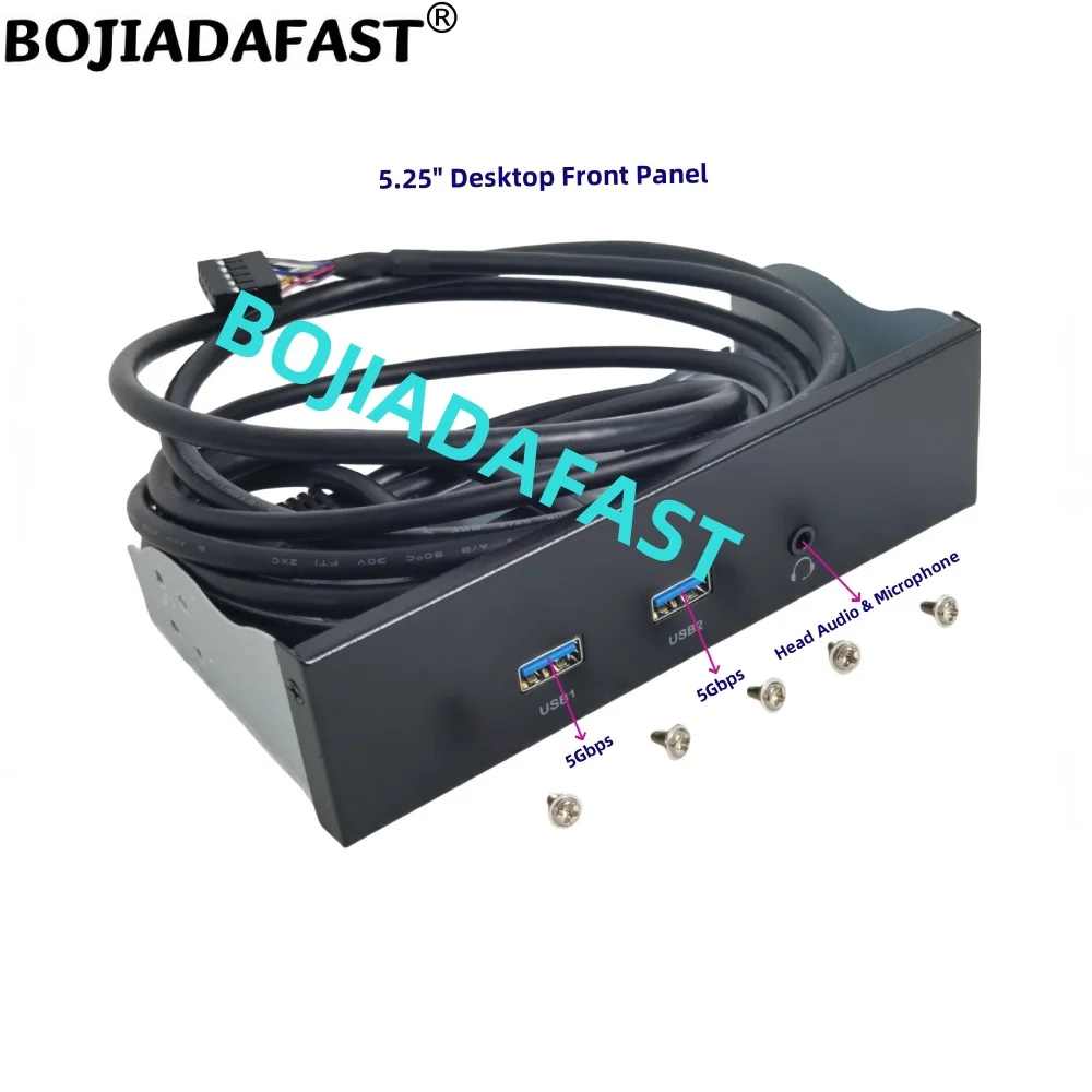 Настольная передняя панель CD-драйвера 5,25 дюйма с разъемом 2*USB 3.0 Type-A + HD-аудио и микрофонным портом для корпуса компьютера ПК
Настольная передняя панель CD-драйвера 5,25 дюйма с разъемом 2*USB 3.0 Type-A + HD-аудио и микрофонным портом для корпуса компьютера ПК