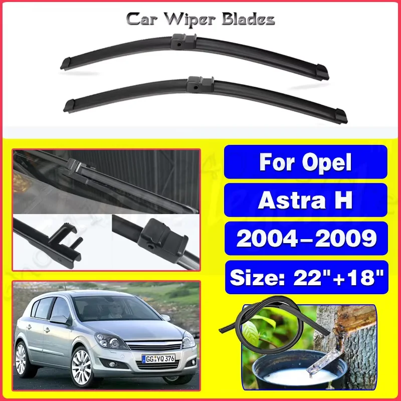 For Opel Astra H 2004-2009 Front Wiper Blades Soft Rubber Windscreen Wipers Auto Windshield 22" 18" 550mm 450mm
For Opel Astra H 2004-2009 Front Wiper Blades Soft Rubber Windscreen Wipers Auto Windshield 22" 18" 550mm 450mm