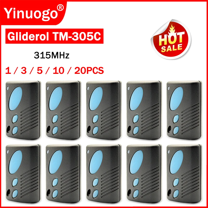 Gliderol TM-305C TM305C Garage Door Remote Control 315MHz Programming Glidermatic GRD GTS Optima GRD2000 GTS2000 Motor Receiver
Gliderol TM-305C TM305C Garage Door Remote Control 315MHz Programming Glidermatic GRD GTS Optima GRD2000 GTS2000 Motor Receiver