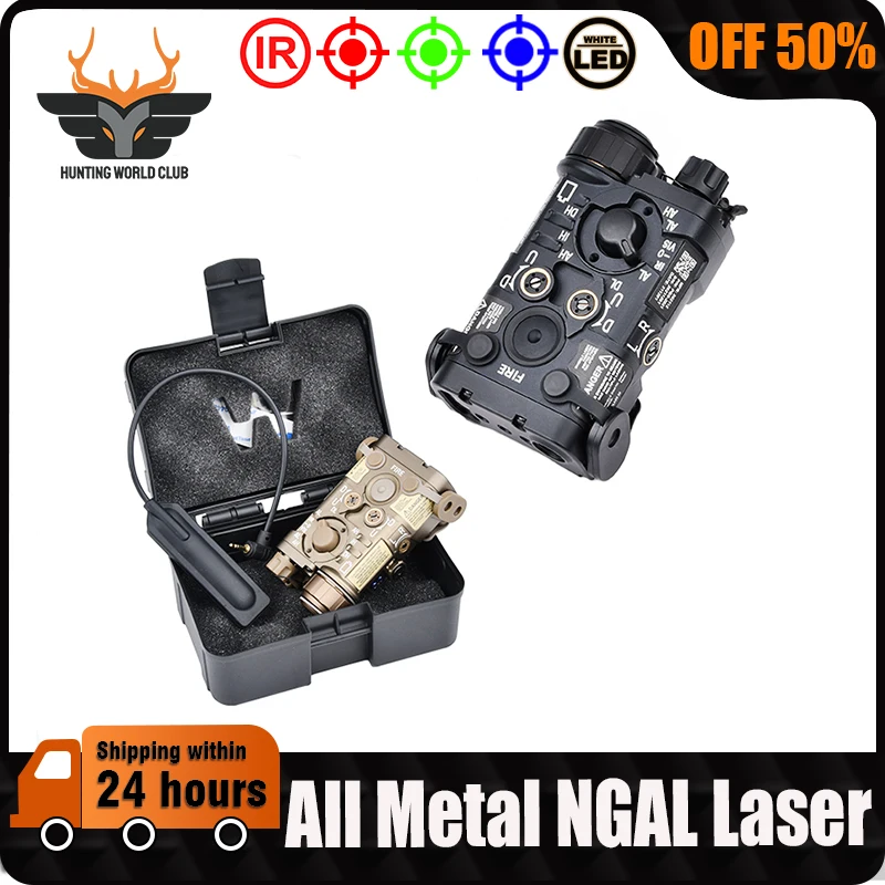 Tactics All Metal NGAL Red Green Blue Dot Aimming IR Strobe Laser LED White Light Outdoor Hunting Scout Airsoft Weapon Accessory
Tactics All Metal NGAL Red Green Blue Dot Aimming IR Strobe Laser LED White Light Outdoor Hunting Scout Airsoft Weapon Accessory