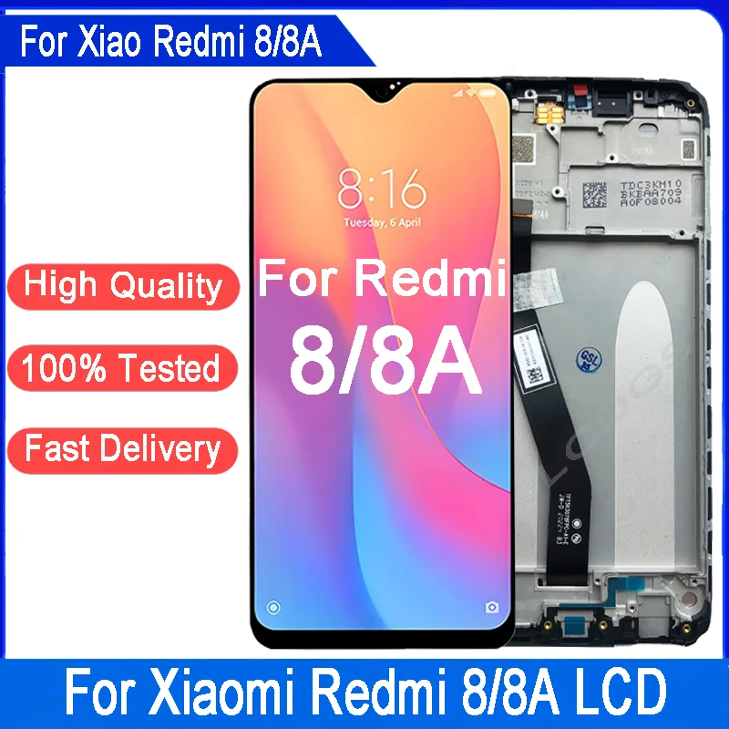 6.22'' Original For Xiaomi Redmi 8 M1908C3IC LCD Display Touch Screen Digitizer Assembly Replacement For Redmi 8A MZB8458IN
6.22'' Original For Xiaomi Redmi 8 M1908C3IC LCD Display Touch Screen Digitizer Assembly Replacement For Redmi 8A MZB8458IN