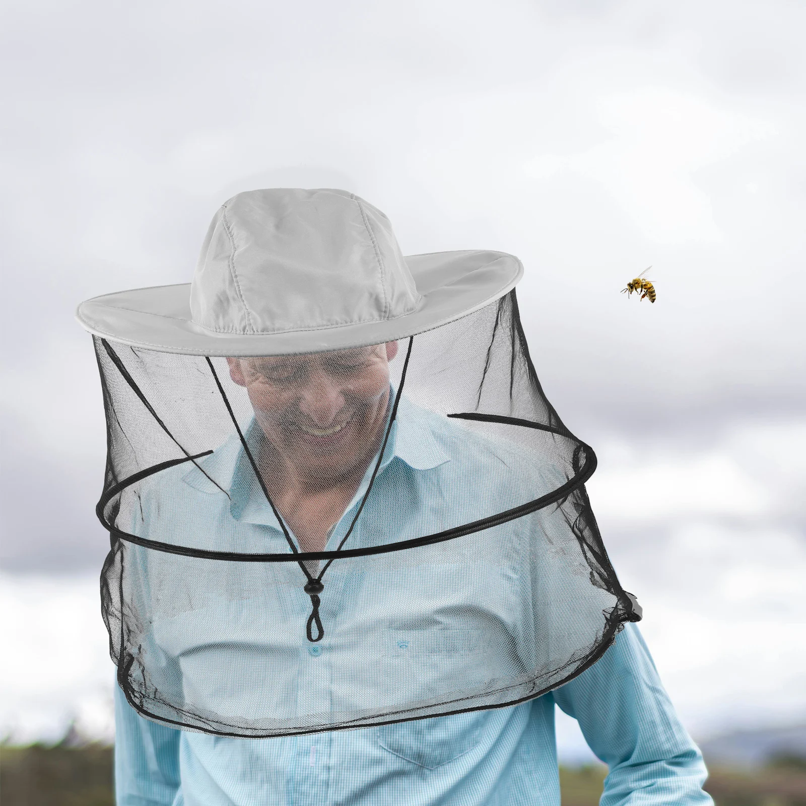 2pcs Beekeeping Hat Sun Protection Foldable Mesh Veil Light Gray Outdoor Garden Supplies Head Net Hat Costume
2pcs Beekeeping Hat Sun Protection Foldable Mesh Veil Light Gray Outdoor Garden Supplies Head Net Hat Costume