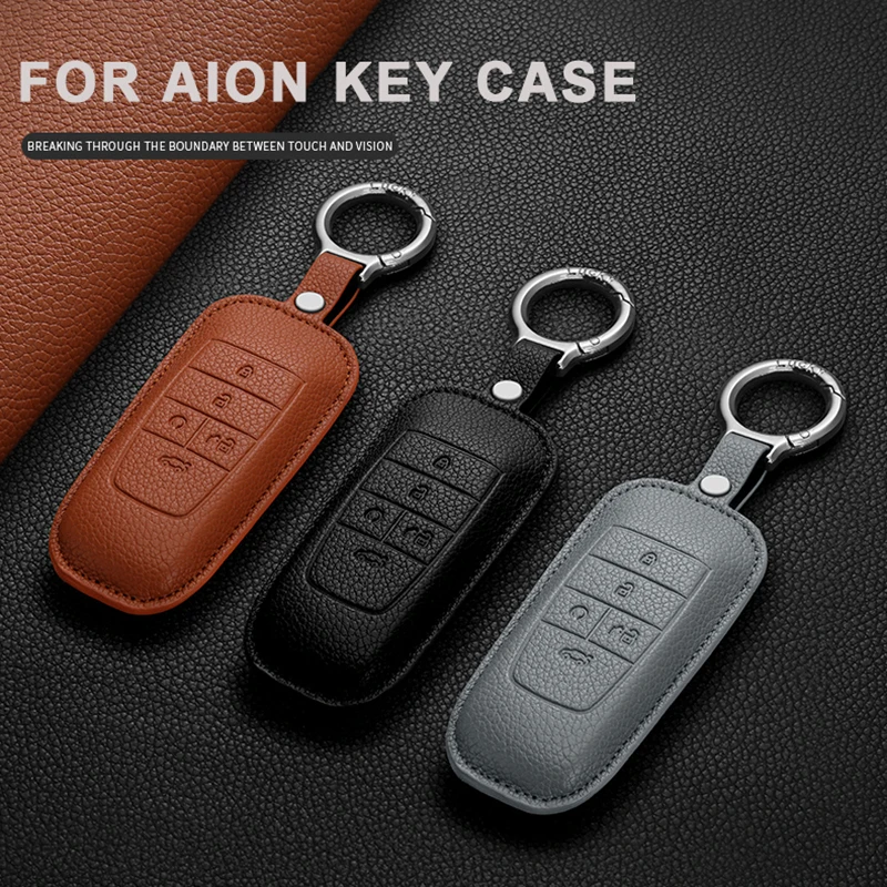 Leather Car Remote Key Cover Case Protector Shell Fob For GAC Trumpchi AION Y Plus S V LX IA5 Smart Holder Keychain Accessories
Leather Car Remote Key Cover Case Protector Shell Fob For GAC Trumpchi AION Y Plus S V LX IA5 Smart Holder Keychain Accessories