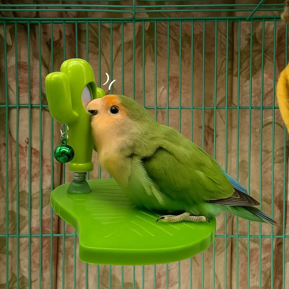 Leaves Shape Bird Perch Stand Cactus Wear Resistant Parrot Play Stands with Bells Bird Playground Stand Relieve Boredom
Leaves Shape Bird Perch Stand Cactus Wear Resistant Parrot Play Stands with Bells Bird Playground Stand Relieve Boredom