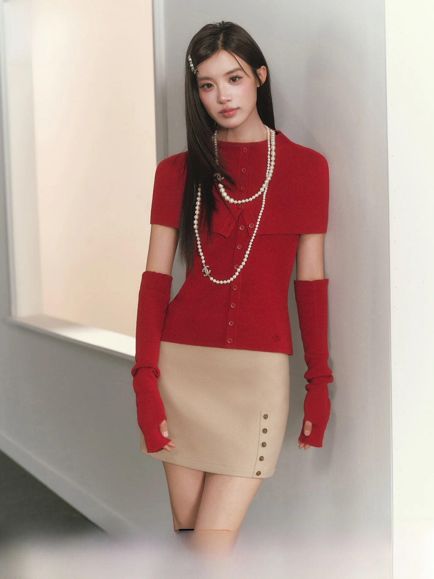 Slimming A-Line Knee-Length Short Skirt Women's Business Casual Vintage Style Commute Friendly High Waist Skirt
Slimming A-Line Knee-Length Short Skirt Women's Business Casual Vintage Style Commute Friendly High Waist Skirt