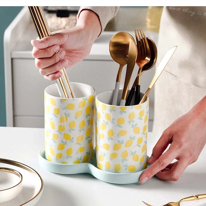 Nordic chopsticks storage ceramic pot household kitchen gadget fork spoon container CN(Origin)
Nordic chopsticks storage ceramic pot household kitchen gadget fork spoon container CN(Origin)