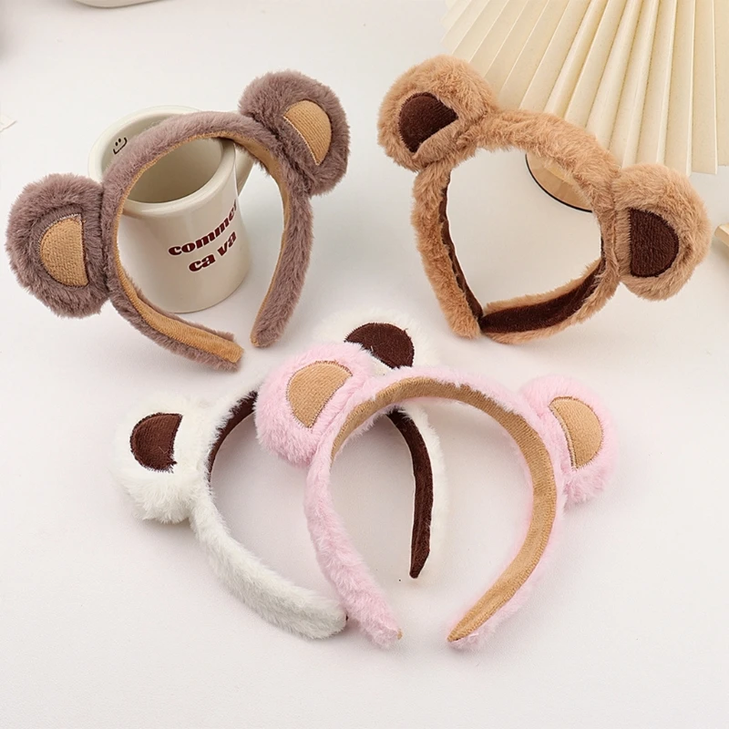 New Girls Cute Bear Ears Plush Simple Hairbands Kids Lovely Hair Ornament Headband Hair Hoops adult Fashion Hair Accessories
New Girls Cute Bear Ears Plush Simple Hairbands Kids Lovely Hair Ornament Headband Hair Hoops adult Fashion Hair Accessories