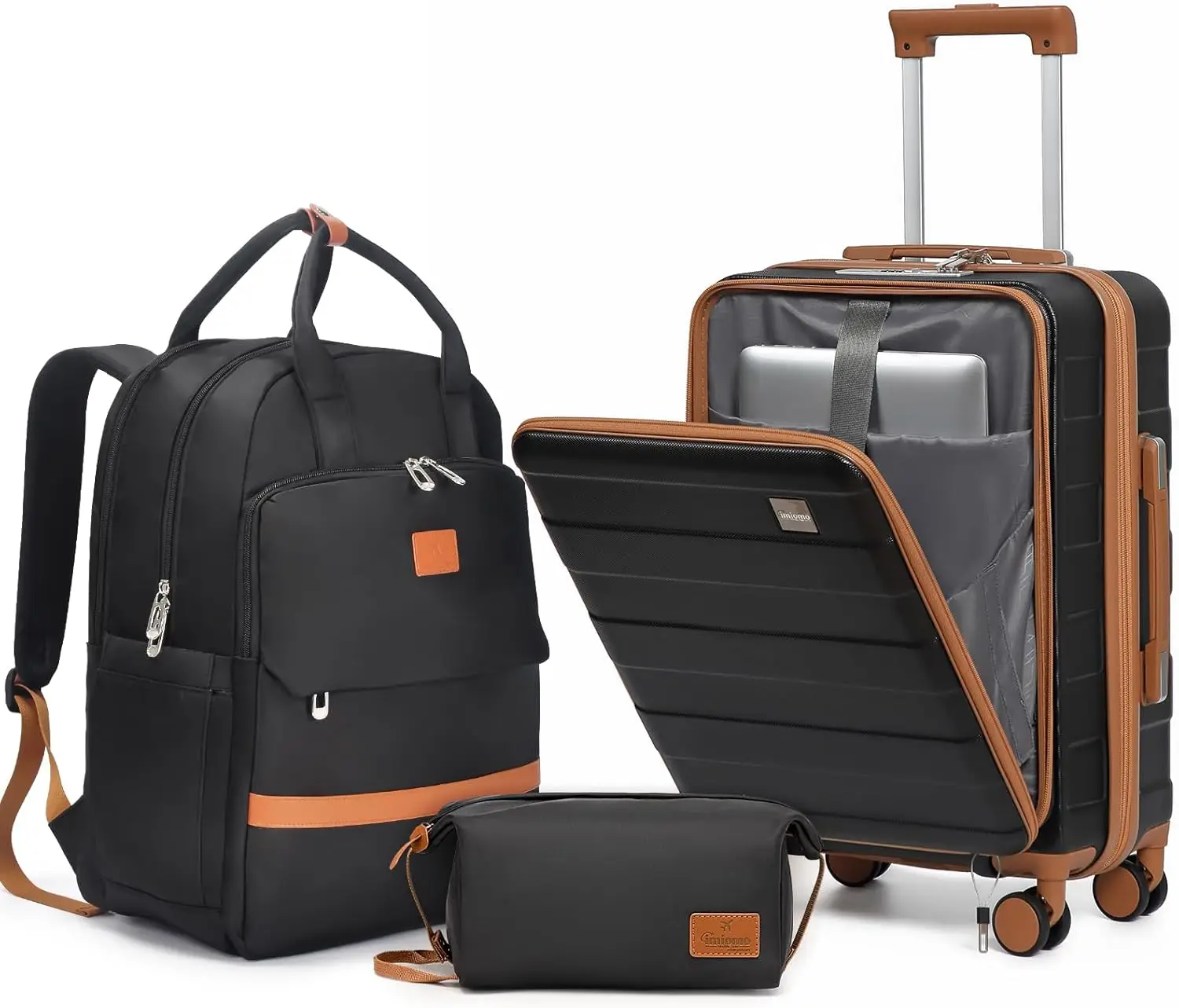 20 Inch Carry on Luggage with TSA Lock, Hard Shell Suitcase with Spinner Wheels & Charging Port, Black
20 Inch Carry on Luggage with TSA Lock, Hard Shell Suitcase with Spinner Wheels & Charging Port, Black