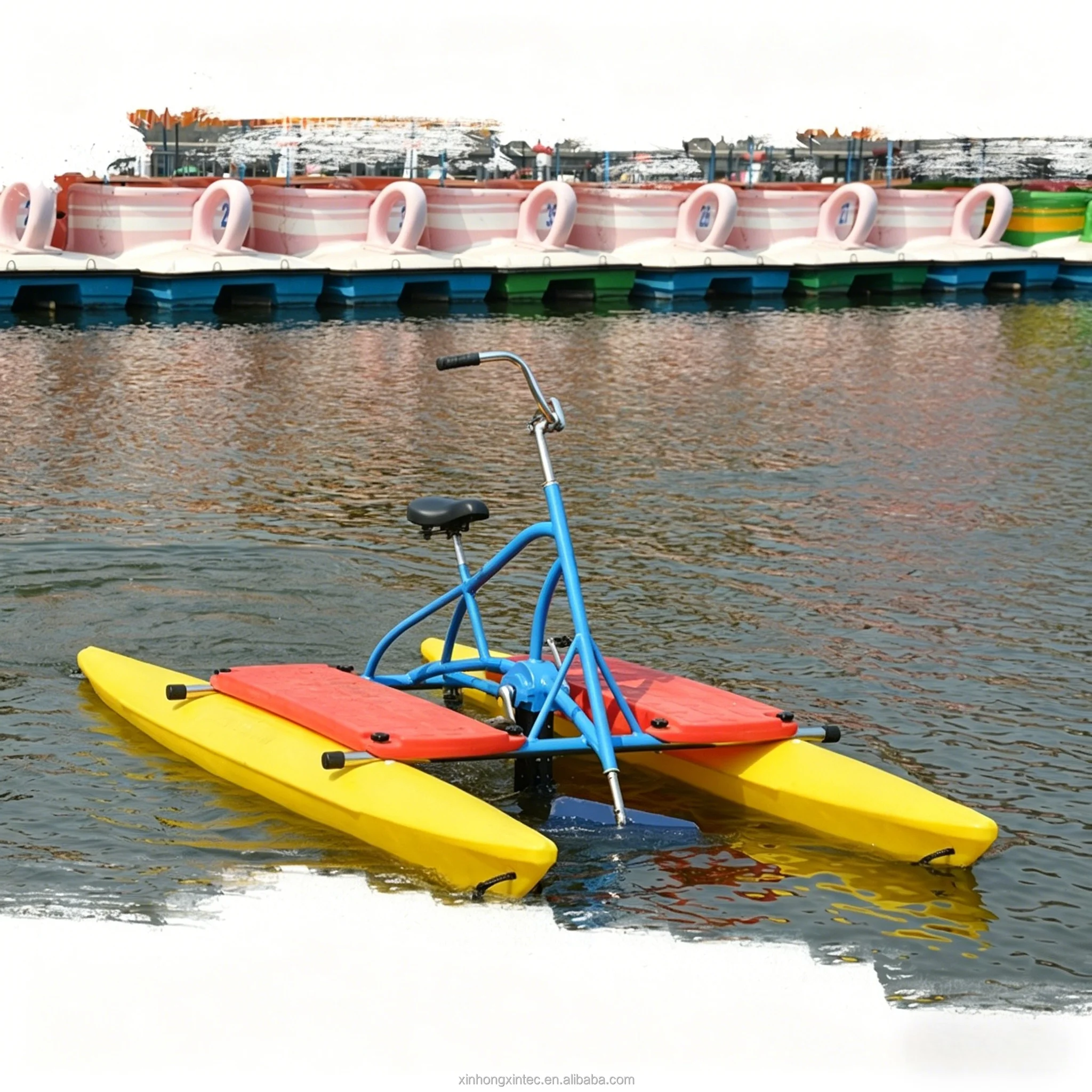 2026 Custom XHX Inflatable Drop Stitch Floating Water Pedal Bike Boat For Outdoor Use CE Certified 200KG Max Capacity 1-2
2026 Custom XHX Inflatable Drop Stitch Floating Water Pedal Bike Boat For Outdoor Use CE Certified 200KG Max Capacity 1-2