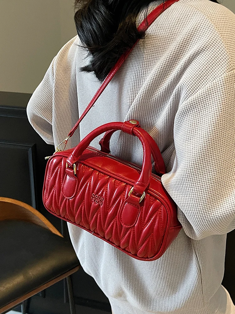 Faionable Casual Women's oulder Bag Handbag Soft PU Leather Bowling Ball aped Handbag Commuter Crossbody Bag
Faionable Casual Women's oulder Bag Handbag Soft PU Leather Bowling Ball aped Handbag Commuter Crossbody Bag