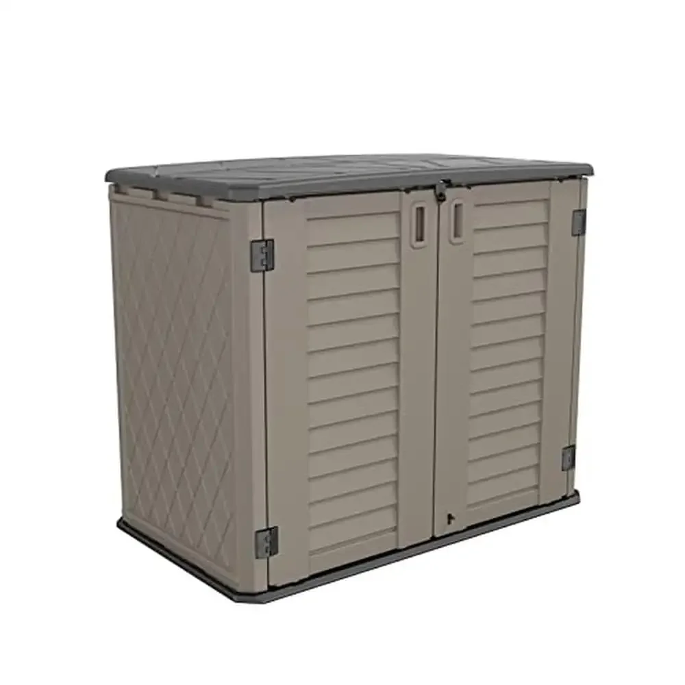 Weatherproof Outdoor Storage Cabinet Garden Shed Tools and Accessories 40"x30"x38
Weatherproof Outdoor Storage Cabinet Garden Shed Tools and Accessories 40"x30"x38
