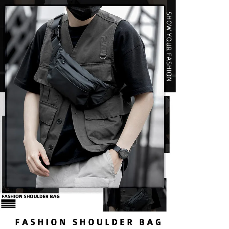 Men's shoulder bag, crossbody bag, travel bag, zipper, waterproof men's chest bag
Men's shoulder bag, crossbody bag, travel bag, zipper, waterproof men's chest bag