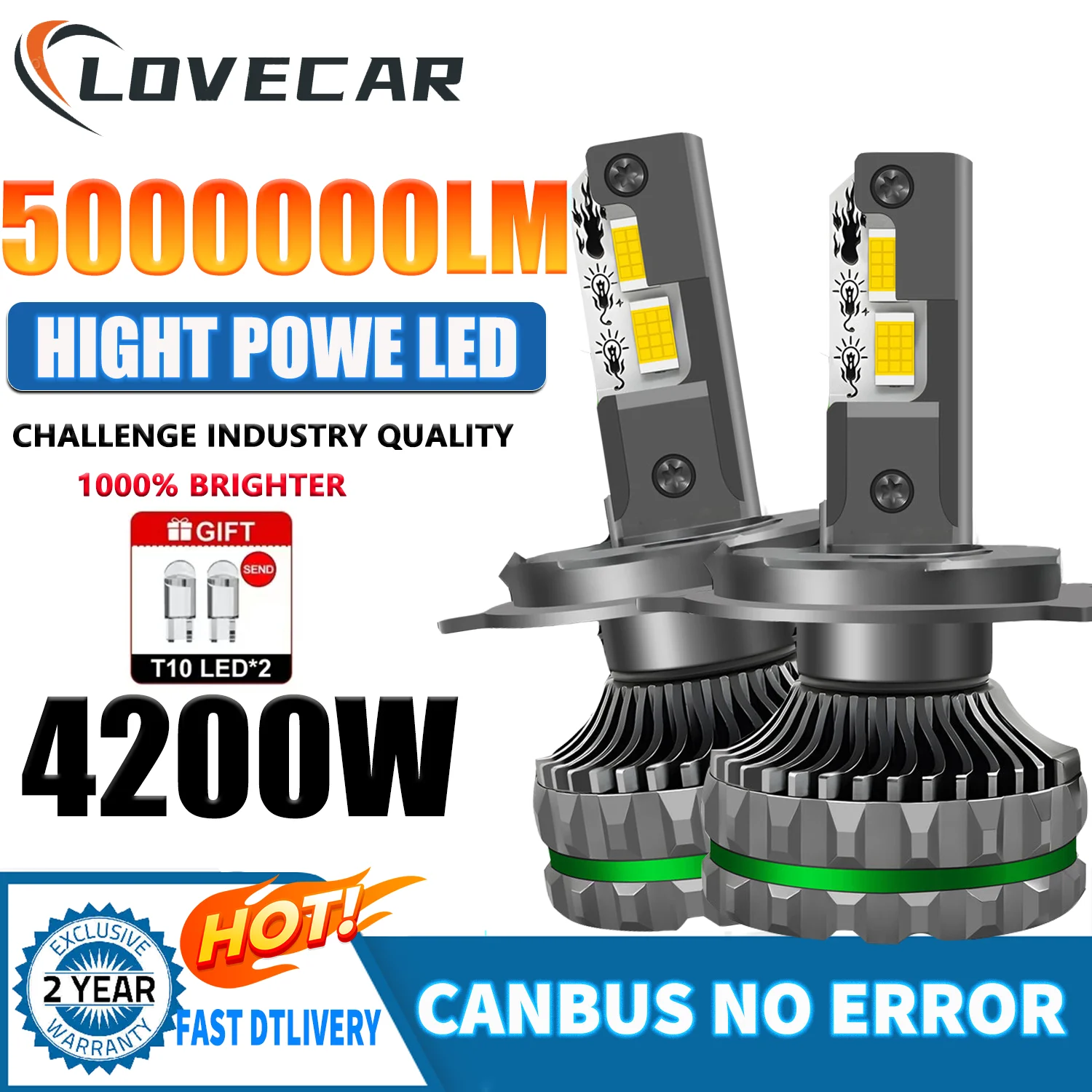 LOVECAR LED H4 White Bright 6500K 50000000LM Lamps Combo Light High Beam Led Headlight Bulbs Turbo 12v 24v Super Bright Lamp
LOVECAR LED H4 White Bright 6500K 50000000LM Lamps Combo Light High Beam Led Headlight Bulbs Turbo 12v 24v Super Bright Lamp