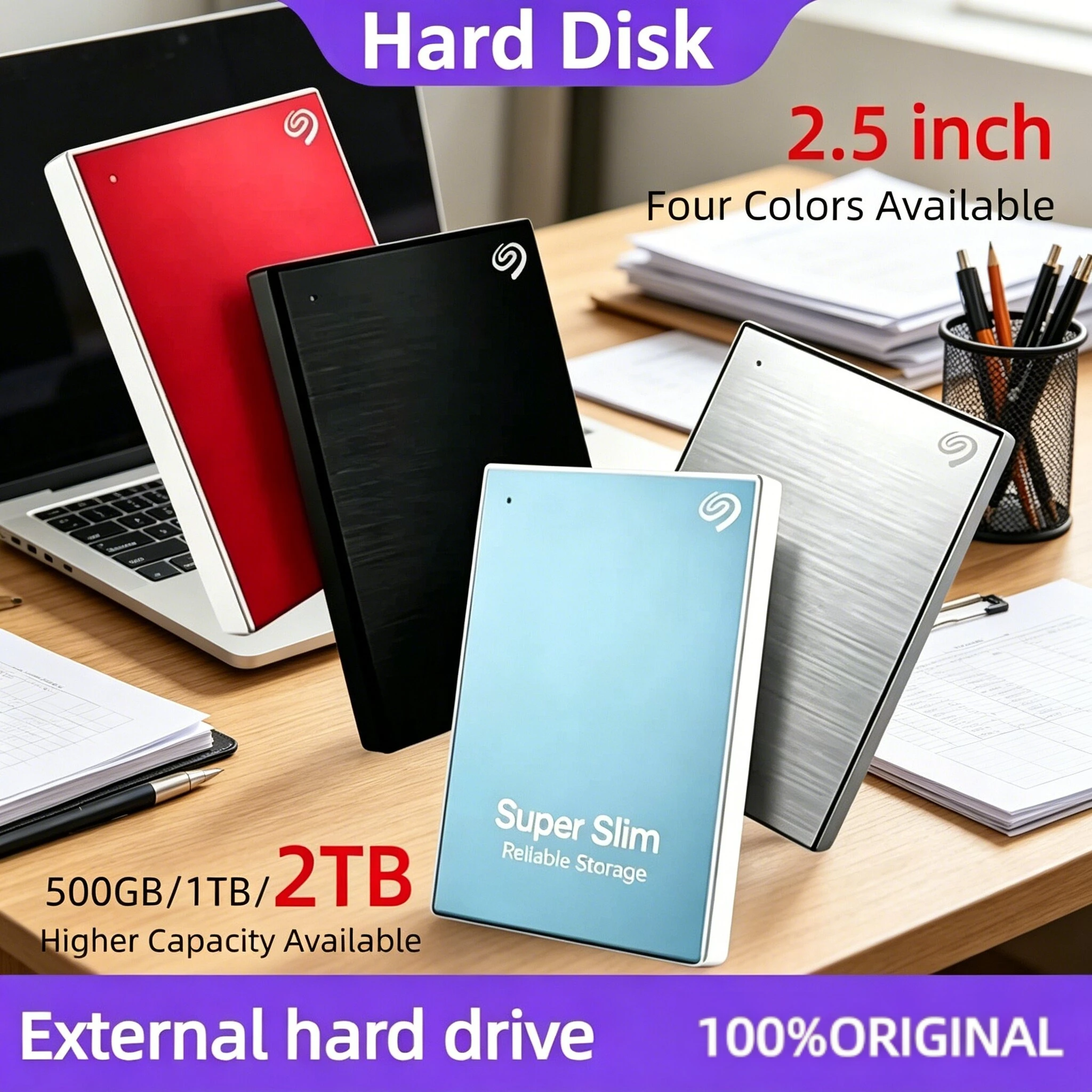 Genuine Seagate USB3.0 Encrypted Portable Hard Disk 2TB 4TB 5TB Expansion Storage Drive For Computer Daily Data Saving
Genuine Seagate USB3.0 Encrypted Portable Hard Disk 2TB 4TB 5TB Expansion Storage Drive For Computer Daily Data Saving
