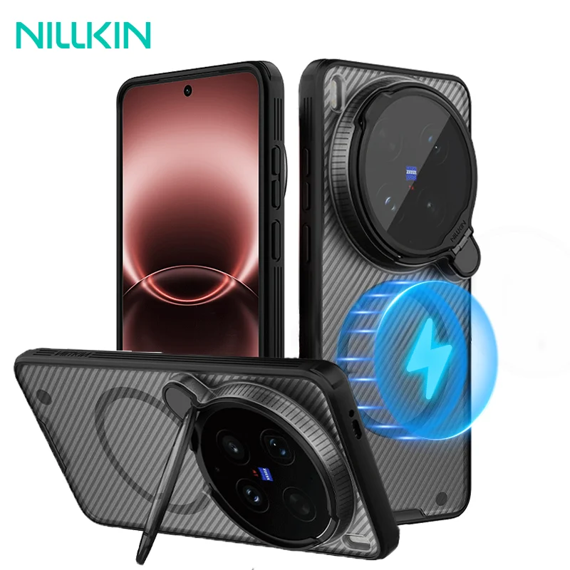 NILLKIN For Vivo X300 Ultra Magsafe Case CamShield Prop With Camera Protection PC Back Cover For Vivo X300 Ultra Magnetic Cases
NILLKIN For Vivo X300 Ultra Magsafe Case CamShield Prop With Camera Protection PC Back Cover For Vivo X300 Ultra Magnetic Cases