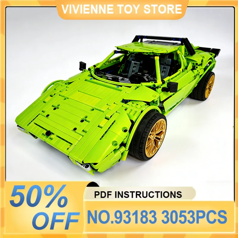 MOC 93183 Unique Sports Car Building Blocks Set - Educational Creative Puzzle Toy For Kids | Christmas Gift for Boy
MOC 93183 Unique Sports Car Building Blocks Set - Educational Creative Puzzle Toy For Kids | Christmas Gift for Boy