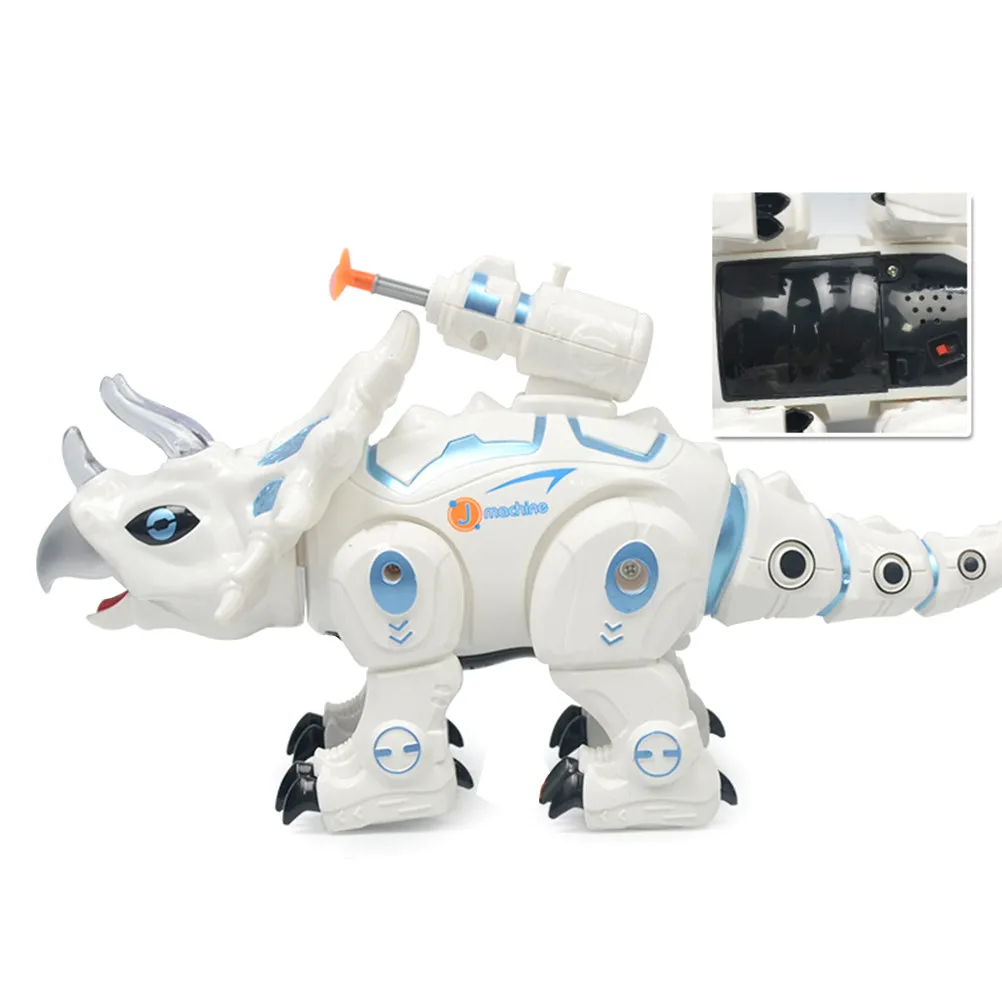 Spray Mist Triceratops Funny Electric Dinosaur Simulation for Kids Educational Mechanical Dinosaur Play Gift White
Spray Mist Triceratops Funny Electric Dinosaur Simulation for Kids Educational Mechanical Dinosaur Play Gift White