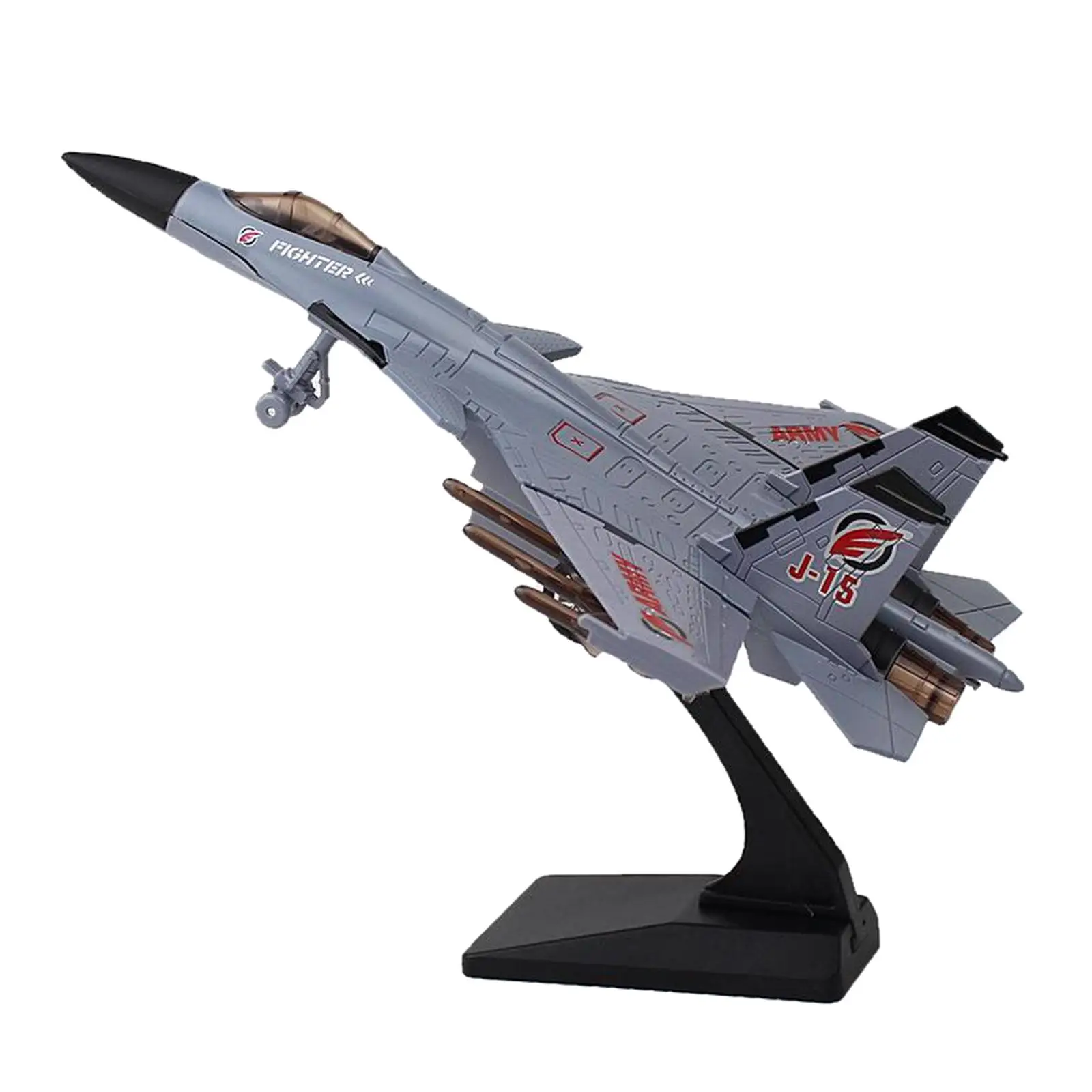 China J15 Plane Model Plane Alloy Model Mini with Display Stand Gray Planes
China J15 Plane Model Plane Alloy Model Mini with Display Stand Gray Planes