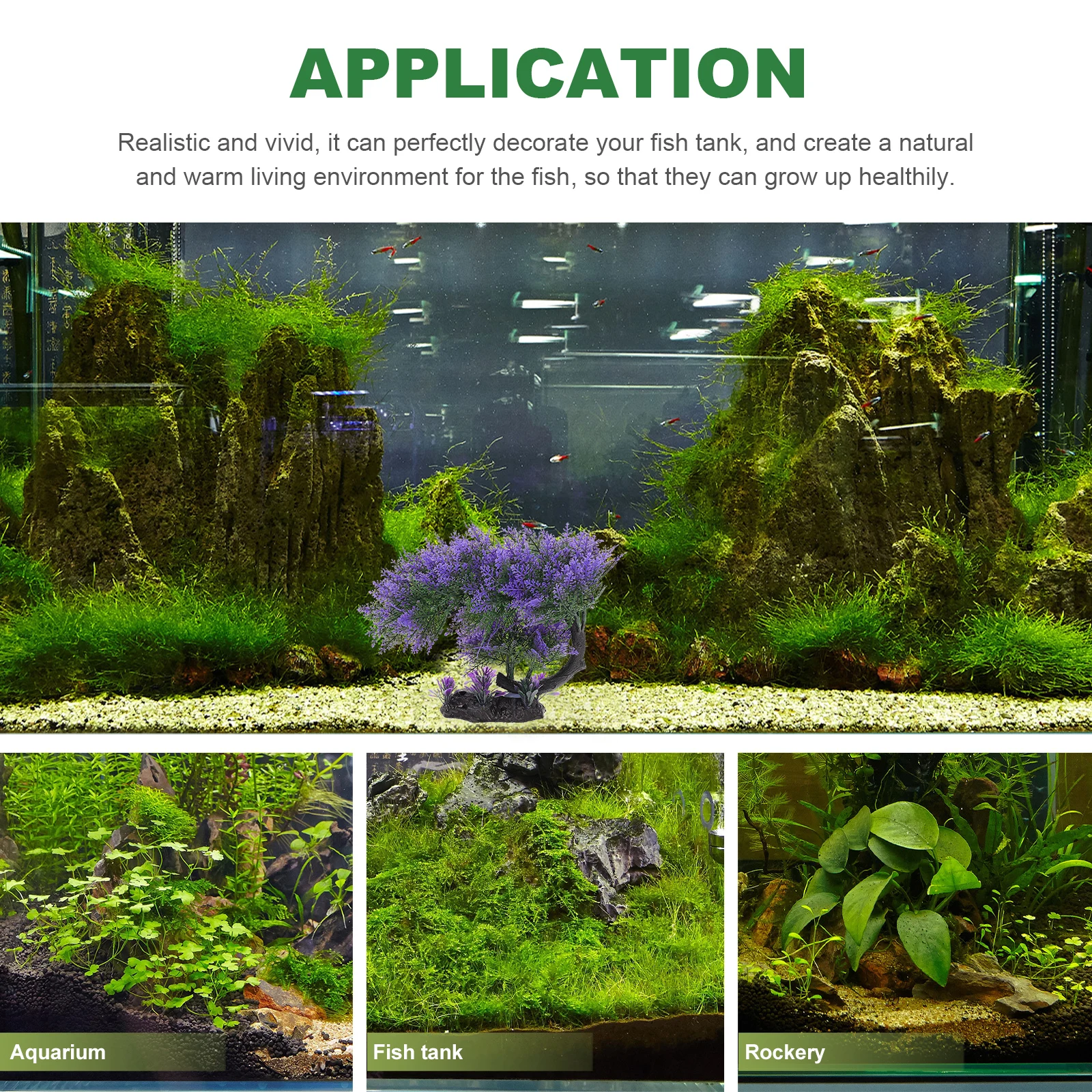 Simulated Aquatic Grass Decorative Tree Fish Tank Aquarium Plant Decorations Ornament Plastic Root Fake Ornaments
Simulated Aquatic Grass Decorative Tree Fish Tank Aquarium Plant Decorations Ornament Plastic Root Fake Ornaments