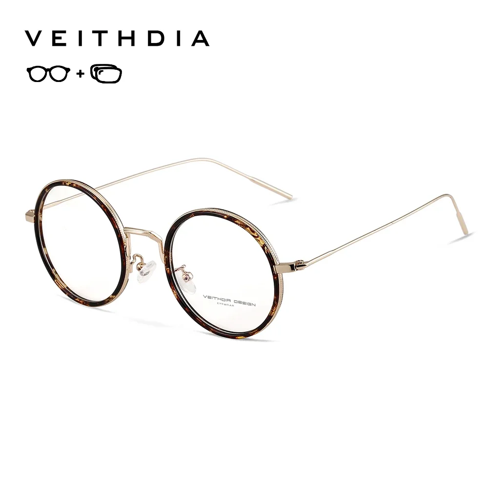 VEITHDIA Women‘s Customize Prescription Glasses Anti Blue Ray Myopia Optical Eyewear Round Classic Glasses Frame VP01225
VEITHDIA Women‘s Customize Prescription Glasses Anti Blue Ray Myopia Optical Eyewear Round Classic Glasses Frame VP01225