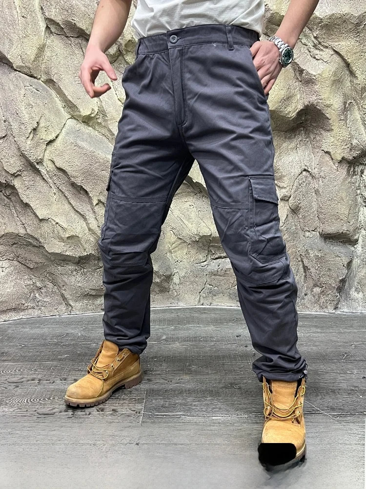 Thiened Fce Lined Outdoor Men's Workwear Sle Multi kets Long Pants Windproof Straight Leg Cotton Trousers for Winter
Thiened Fce Lined Outdoor Men's Workwear Sle Multi kets Long Pants Windproof Straight Leg Cotton Trousers for Winter