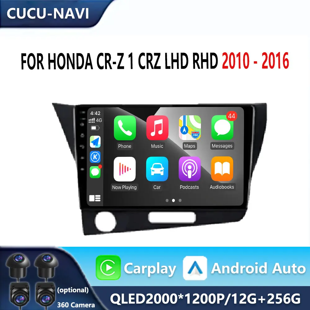 Стерео CarPlay Android для Honda CR-Z 1 CRZ LHD RHD 2010-2016 Видео Carplay Навигация Автоматический экран Мультимедийная камера Головный блок
Стерео CarPlay Android для Honda CR-Z 1 CRZ LHD RHD 2010-2016 Видео Carplay Навигация Автоматический экран Мультимедийная камера Головный блок
