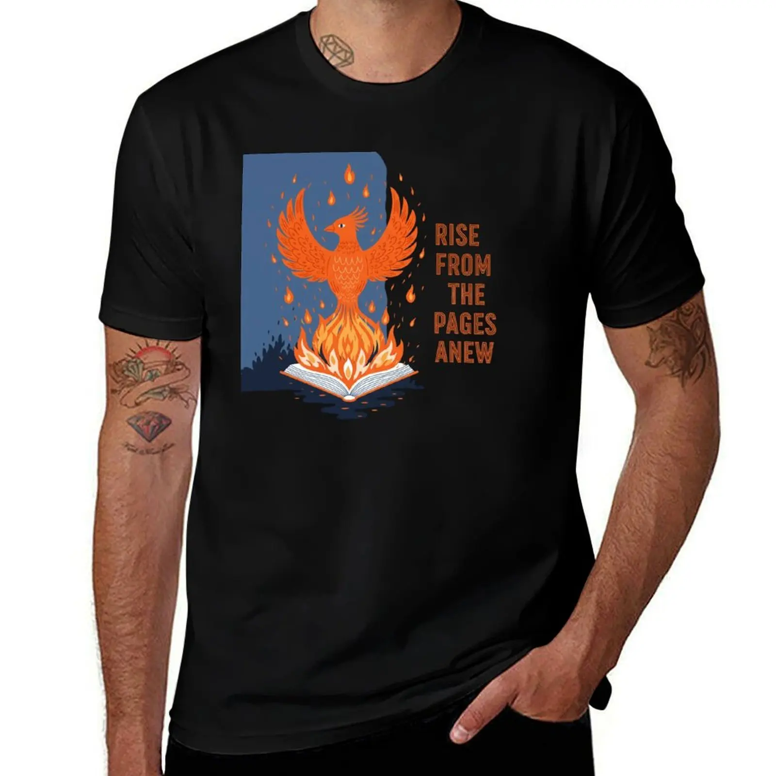 Fantasy T-Shirt - Rise from Pages Anew Phoenix Book Club Tee T-Shirt fashion shirts customizeds shirts men graphic
Fantasy T-Shirt - Rise from Pages Anew Phoenix Book Club Tee T-Shirt fashion shirts customizeds shirts men graphic