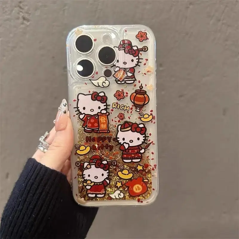 Anime Hello Kitty Mobile Phone Case Suitable for IPhone17 PROMAX Mobile Phone Protective Case 16/15Plus 14 Pro 13 Quicksand Case
Anime Hello Kitty Mobile Phone Case Suitable for IPhone17 PROMAX Mobile Phone Protective Case 16/15Plus 14 Pro 13 Quicksand Case