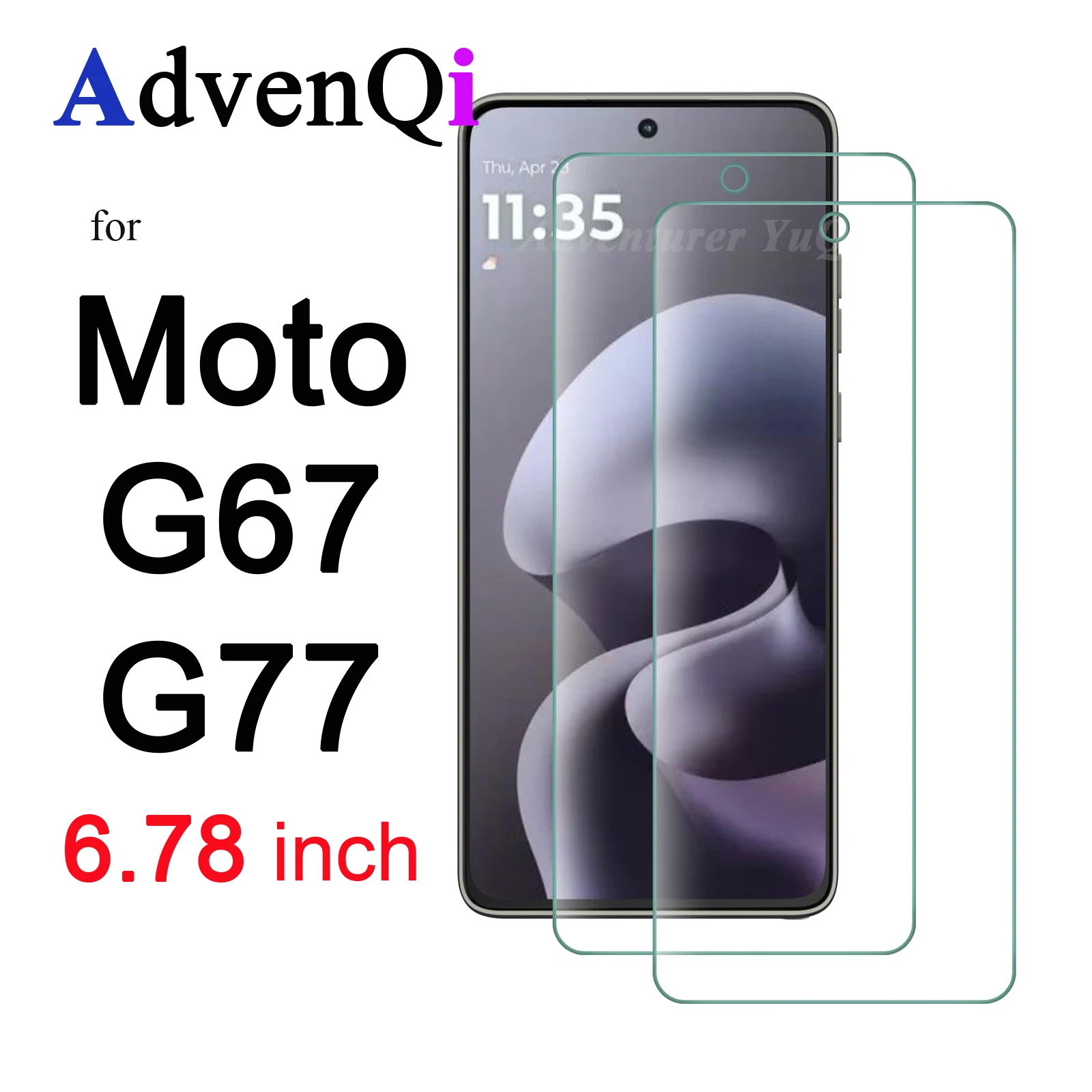 For Motorola Moto G67 G77 Screen Protector 6.78 inch Tempered Glass HD Crystal Mica 9H Anti Scratch Case Friendly Clear
For Motorola Moto G67 G77 Screen Protector 6.78 inch Tempered Glass HD Crystal Mica 9H Anti Scratch Case Friendly Clear