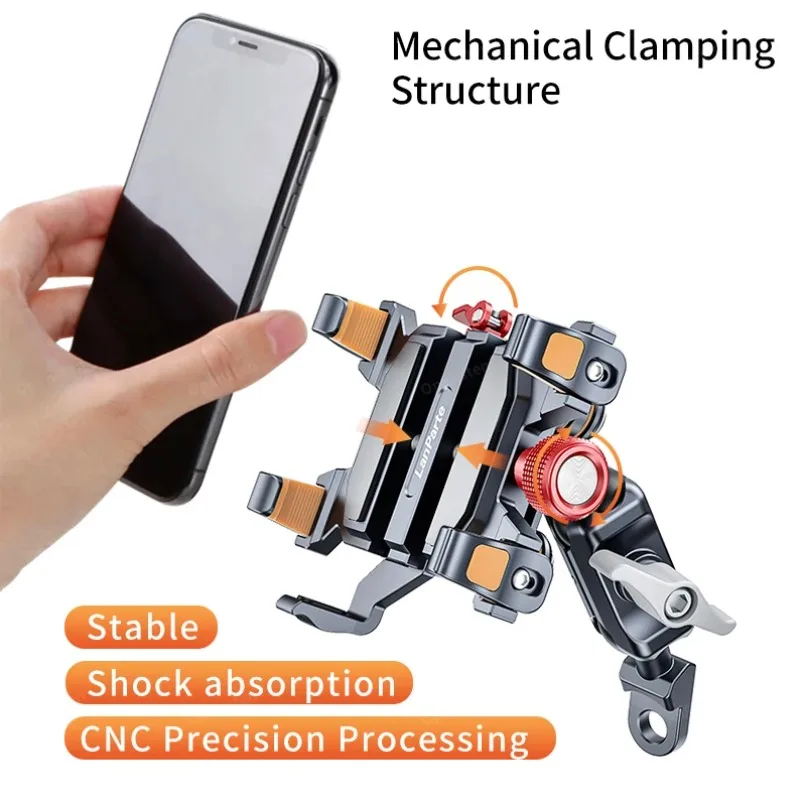 360° Rotatable Bike Motorcycle Phone Holder Horizontal Vertical Switch Shockproof For Bike Motorbike Handlebar Mount Daily Use
360° Rotatable Bike Motorcycle Phone Holder Horizontal Vertical Switch Shockproof For Bike Motorbike Handlebar Mount Daily Use