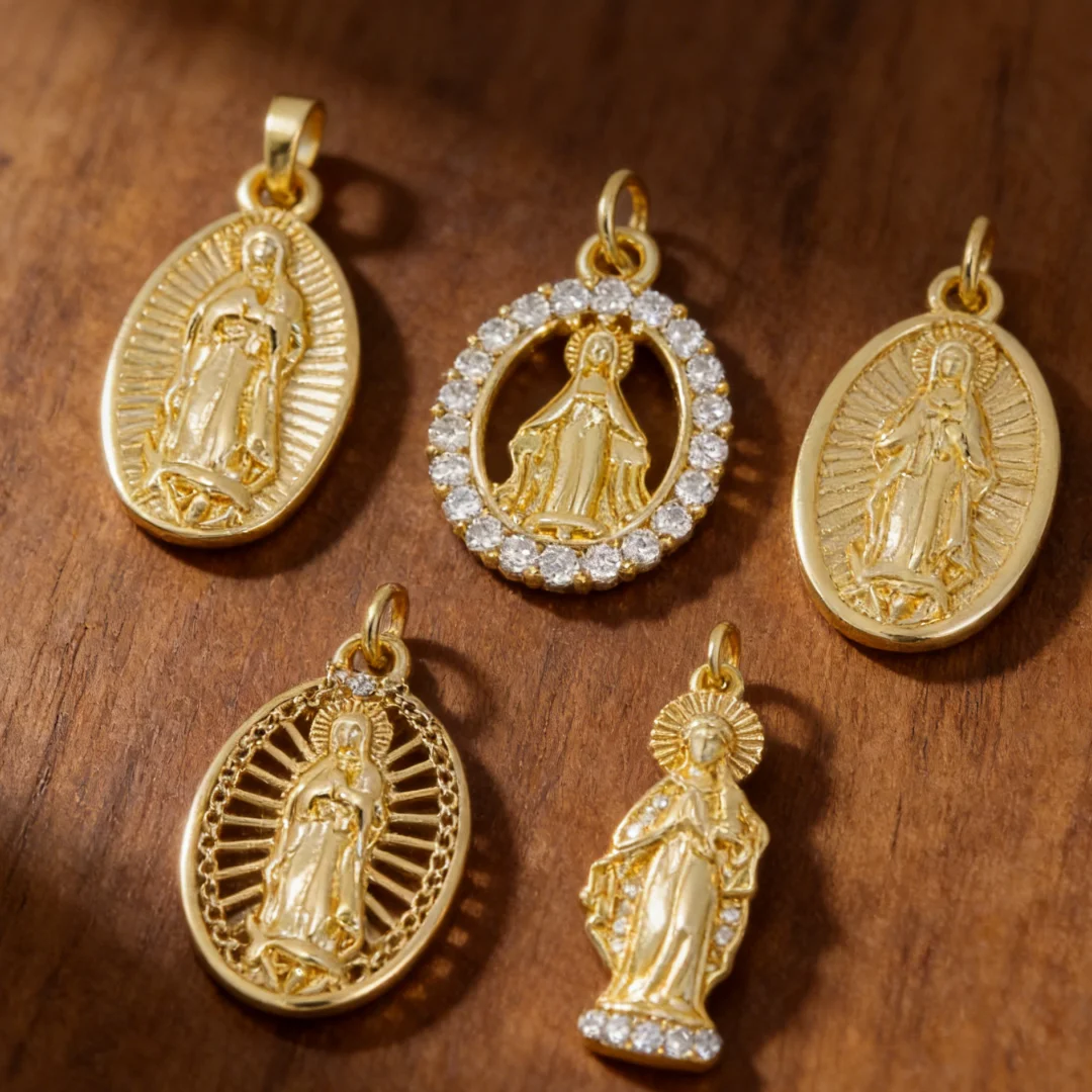 12 шт. винтажных религиозных подвесок в форме овала, круга и сердца, латунь с цирконом, для изготовления ювелирных изделий, ожерелий, браслетов, аксессуары для рукоделия
12 шт. винтажных религиозных подвесок в форме овала, круга и сердца, латунь с цирконом, для изготовления ювелирных изделий, ожерелий, браслетов, аксессуары для рукоделия