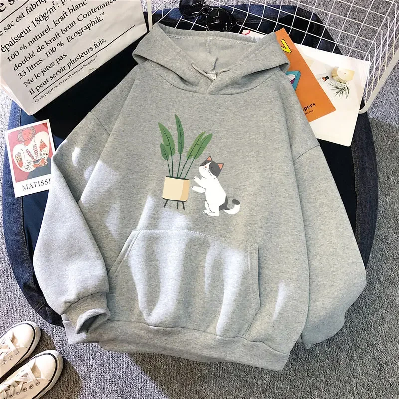 2025 Autumn and Winter Women's Cute Cat and Plant Print Hoodie Casual Couple Hip-Hop Street Style Spring Long Sleeve Hoodie Y2K
2025 Autumn and Winter Women's Cute Cat and Plant Print Hoodie Casual Couple Hip-Hop Street Style Spring Long Sleeve Hoodie Y2K