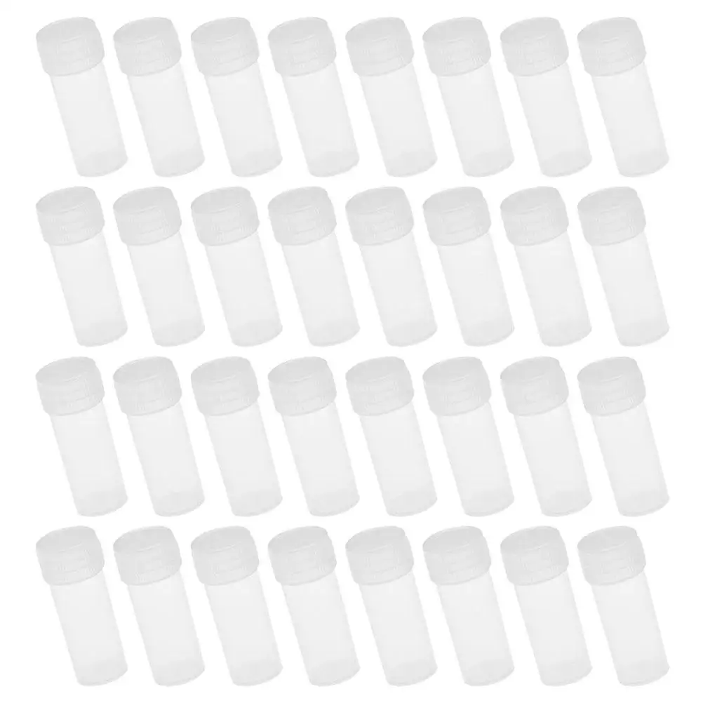 50pcs 5ml Mini Sample Bottles Plastic Test Tubes with Caps Sealing Containers for Lab Home Travel Camping Storage Vials
50pcs 5ml Mini Sample Bottles Plastic Test Tubes with Caps Sealing Containers for Lab Home Travel Camping Storage Vials