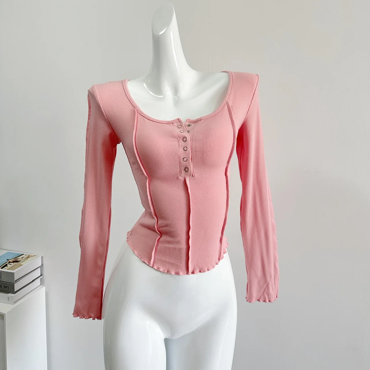 Sexy Slim Elegant Solid T-Shirt Women Tops Spring Autumn Long Sleeve Thin Tshirt Elasticity Tee Shirt Femme
Sexy Slim Elegant Solid T-Shirt Women Tops Spring Autumn Long Sleeve Thin Tshirt Elasticity Tee Shirt Femme