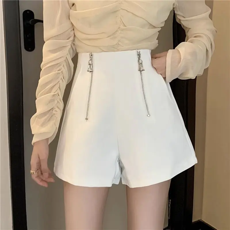 Female Short Pants Mujer Streetwear Women Summer Fashion Double Zipper A-line Shorts Vintage High Waist Elegant Suit C52
Female Short Pants Mujer Streetwear Women Summer Fashion Double Zipper A-line Shorts Vintage High Waist Elegant Suit C52