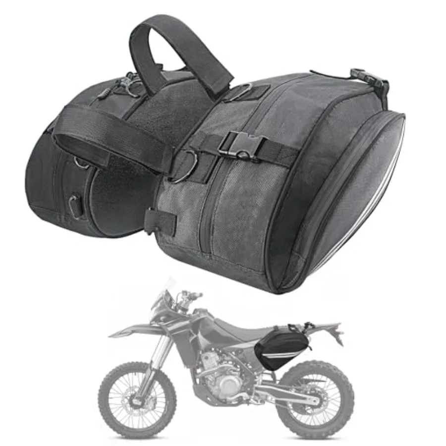 Motorcycle Saddlebags Compatible with Dirt Bike Dual Sport Motorcross Motorbike Racing Mountain Off-Road Waterproof Motorcycle
Motorcycle Saddlebags Compatible with Dirt Bike Dual Sport Motorcross Motorbike Racing Mountain Off-Road Waterproof Motorcycle