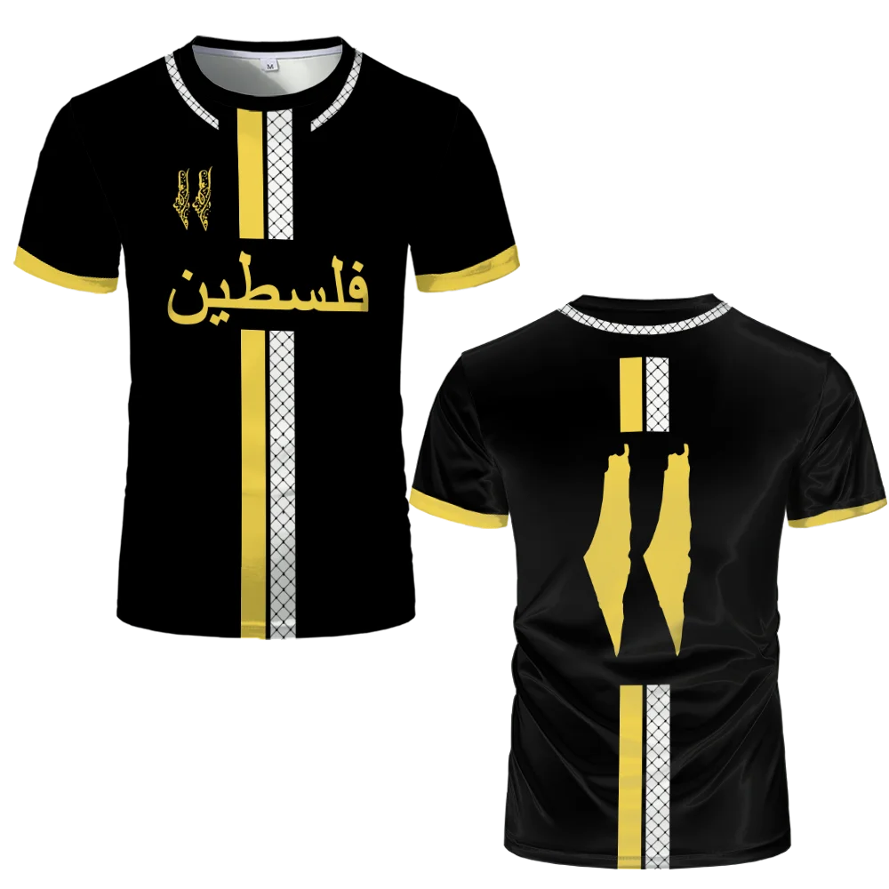 Palestine Football Jersey T Shirts Adult Kids Light Luxury Digital Printed Soccer Uniforms Men's Palestinian Flag Tees Clothing
Palestine Football Jersey T Shirts Adult Kids Light Luxury Digital Printed Soccer Uniforms Men's Palestinian Flag Tees Clothing