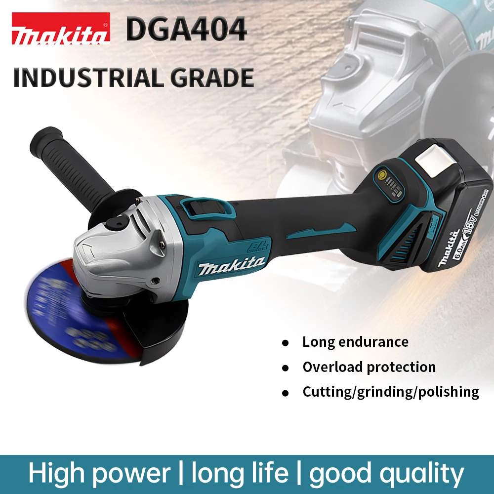 Makita DGA404 18V 125/100mm Brushless Lithium Electric Angle Grinder Rechargeable Cutting Machine High Power Machine Power Tool
Makita DGA404 18V 125/100mm Brushless Lithium Electric Angle Grinder Rechargeable Cutting Machine High Power Machine Power Tool