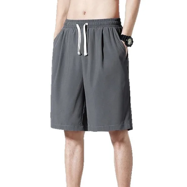 Loose Fit Shorts High Waist Knee Length Short Pants Drawstring Waist Black Casual Shorts Gray Elastic Waistband Men's Shorts
Loose Fit Shorts High Waist Knee Length Short Pants Drawstring Waist Black Casual Shorts Gray Elastic Waistband Men's Shorts