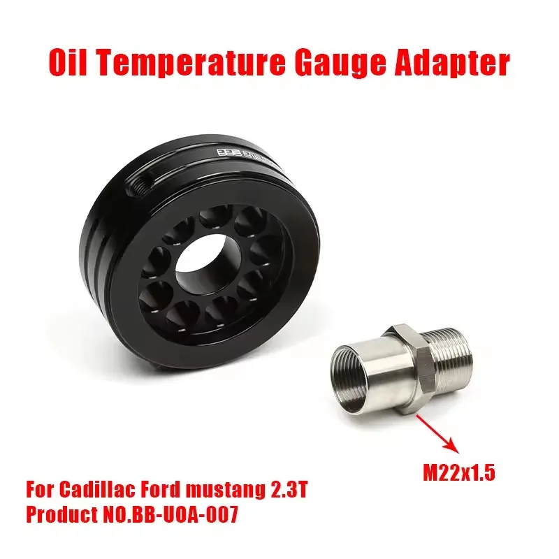 Oil Cooler Car Gauge Oil Temp Pressure Sensor Adapter Aluminum Alloy M22x1.5 For Cadillac ATSL Ford Mustang 2.3T BB-UOA-008
Oil Cooler Car Gauge Oil Temp Pressure Sensor Adapter Aluminum Alloy M22x1.5 For Cadillac ATSL Ford Mustang 2.3T BB-UOA-008