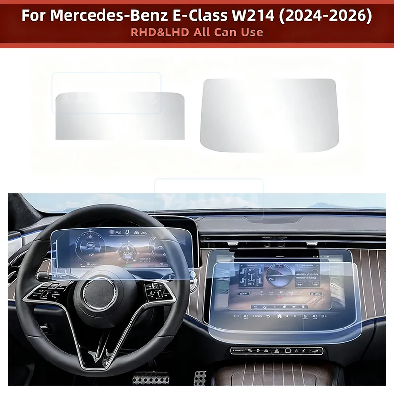 For Mercedes Benz E Class W214 2024 2025 2026 Car Interior Protection Film Dashboard Screen Transparent Sticker Anti-scratch
For Mercedes Benz E Class W214 2024 2025 2026 Car Interior Protection Film Dashboard Screen Transparent Sticker Anti-scratch