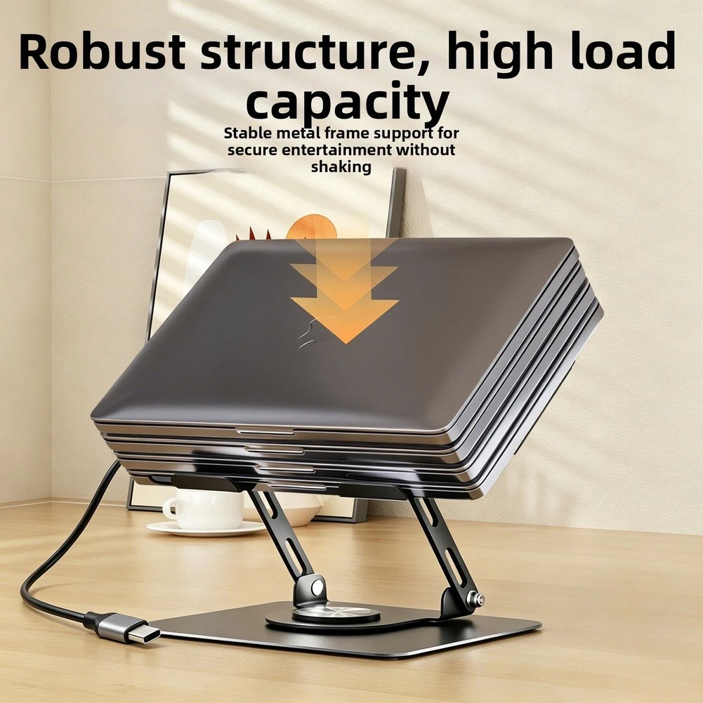 Multifunctional Stand 360° Rotatable Notebook Holder Aluminum Alloy Liftable Desk Stand Aluminum Alloy Stand Compatible Laptops
Multifunctional Stand 360° Rotatable Notebook Holder Aluminum Alloy Liftable Desk Stand Aluminum Alloy Stand Compatible Laptops