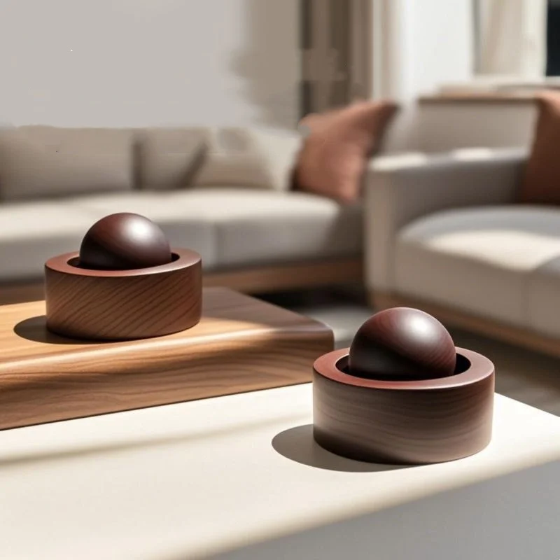 New 4.5*3.5cm Wood Ball Essential Oil Diffuser Fragrance Wood Creative Vehicle-mounted Black Walnut Aromatherapy Perfumed Wood
New 4.5*3.5cm Wood Ball Essential Oil Diffuser Fragrance Wood Creative Vehicle-mounted Black Walnut Aromatherapy Perfumed Wood